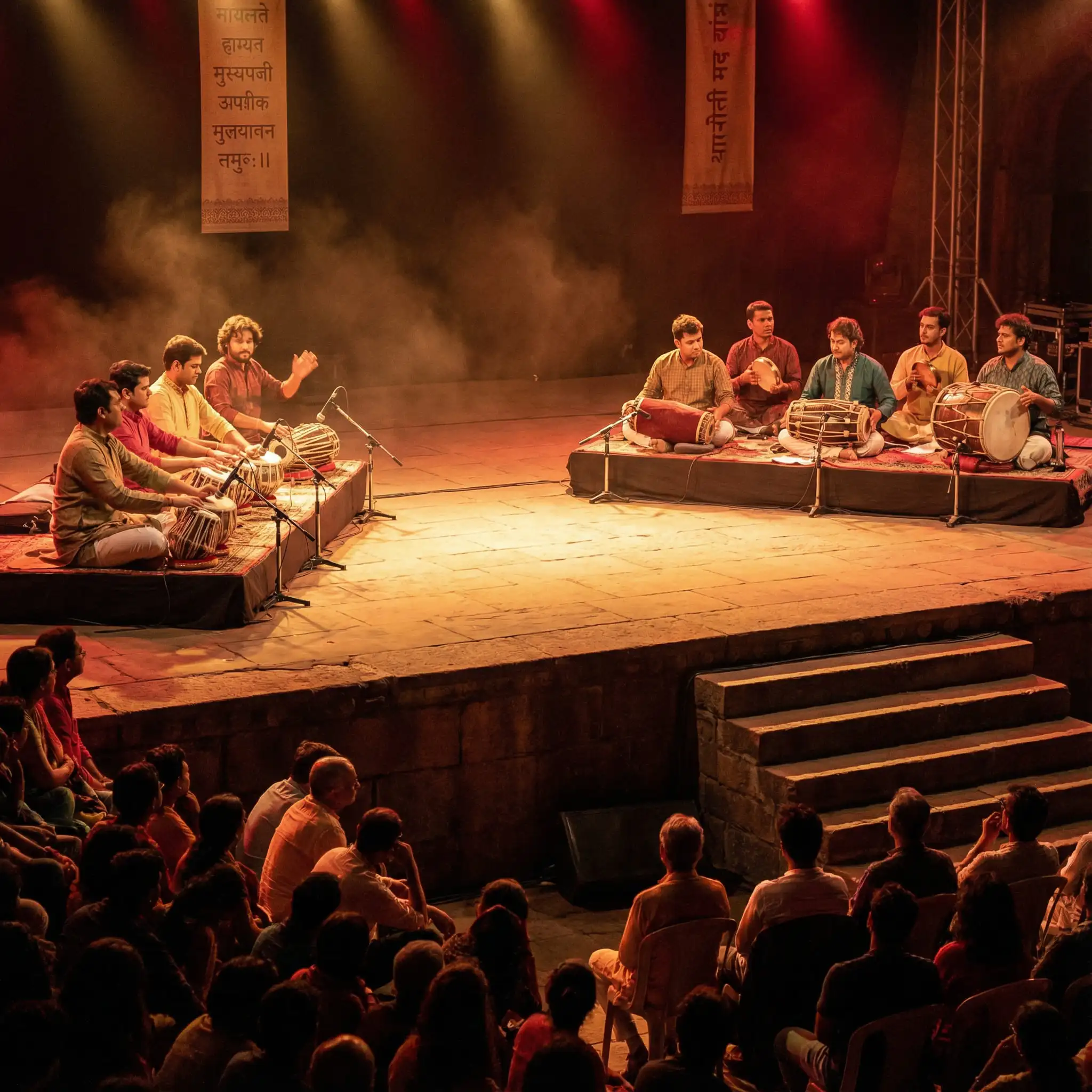 Taal-Yudh, Battle of percussionists, kalidas ka kathalok 2026 by samayyaan at purana qila, delhi