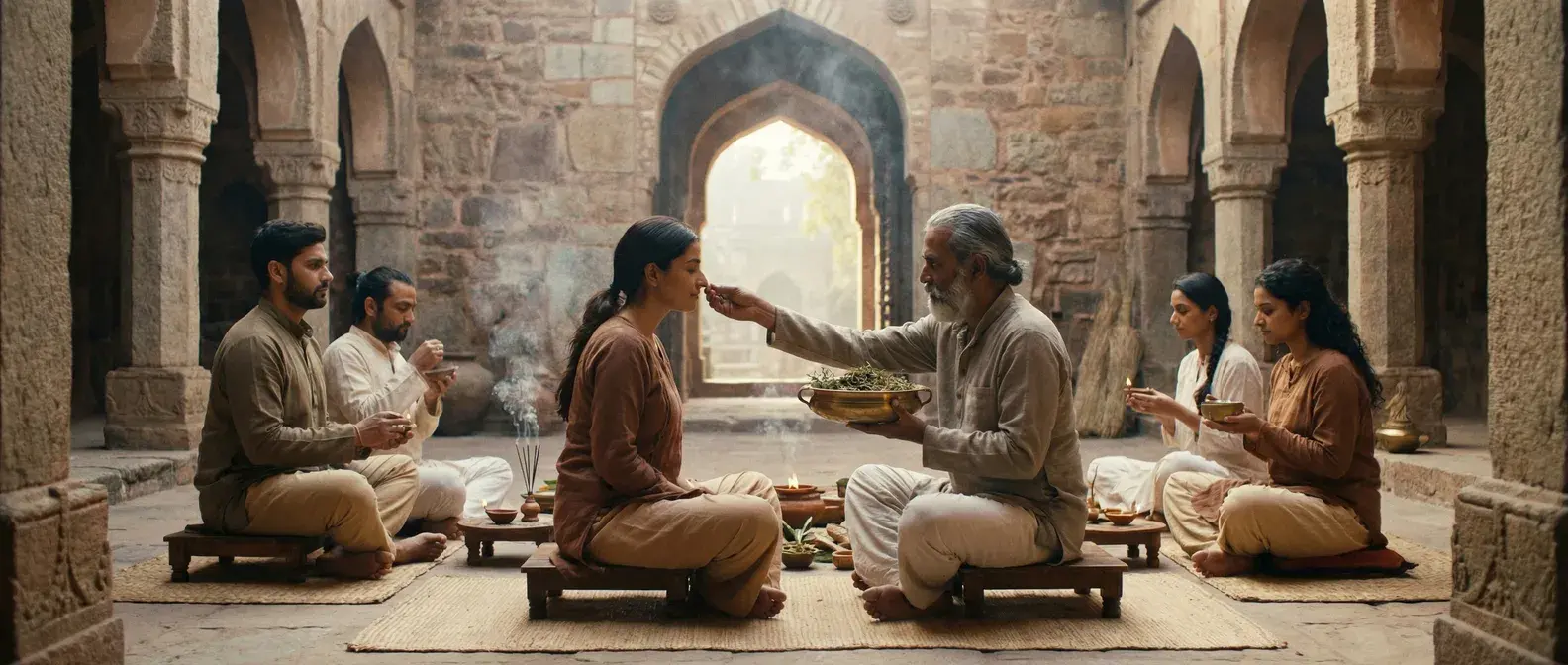 Attar Workshop at Kalidas ka KathaLok 2026 by SamayYaan at Purana Qila, Delhi.