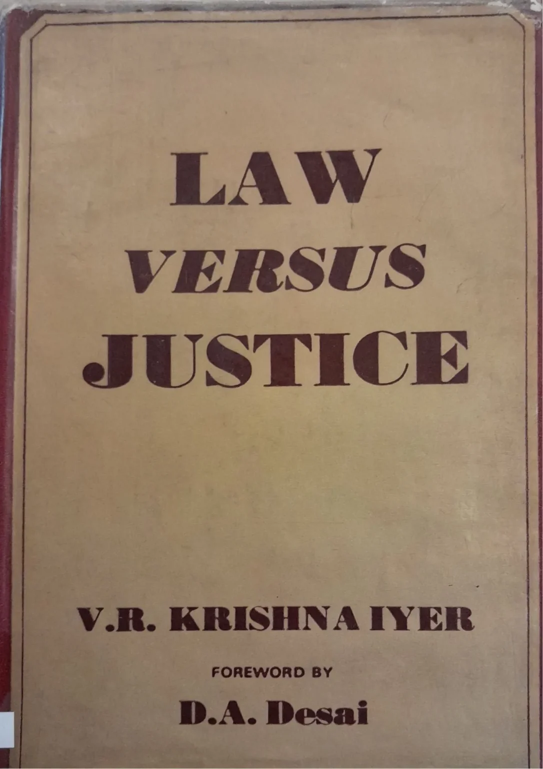 Law Versus Justice