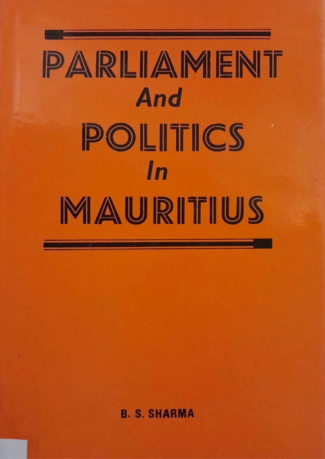 Parliament and Politics in Mauritius
